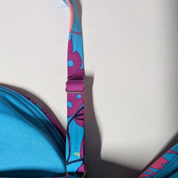 Lands End Tankini Top Floral Tropical Swim Plus Beach Vacation Womens 16 - Picture 6 of 6